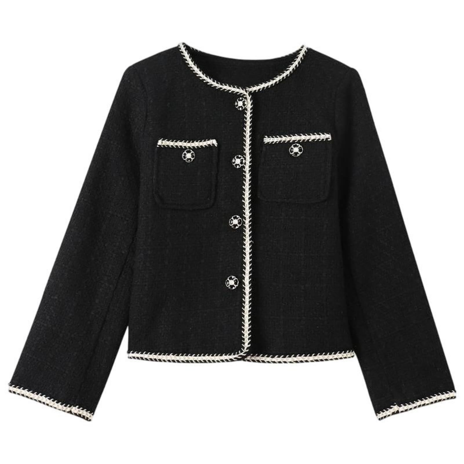 Veste courte texturée pour structurer la silhouette au printemps - 6