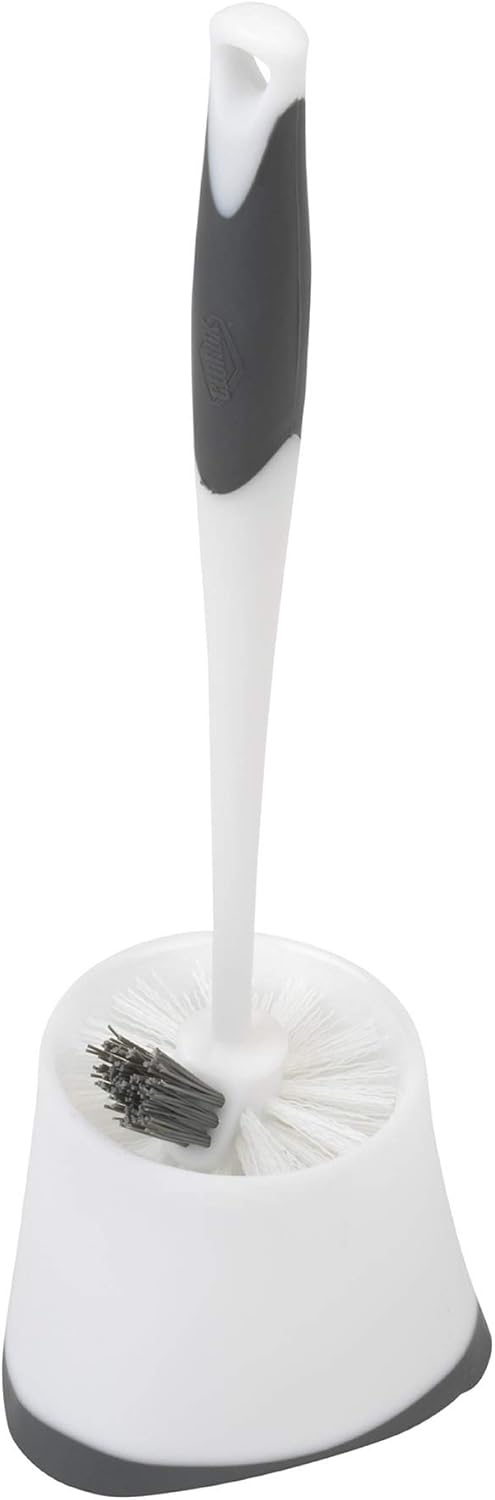 Clorox Corner Toilet Bowl Brush With Under Rim Scrubber
