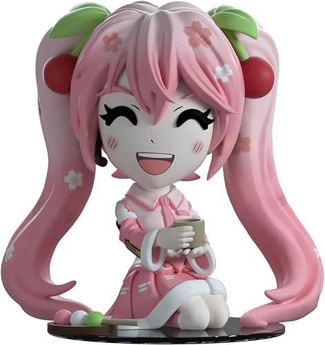 Miniatura 3 de Youtooz - Figura de Sakura Hatsune Miku, figura de vinilo Sakura Miku de 3.6 pulgadas, figura coleccionable de Hatsune Miku, inspirado en el anime