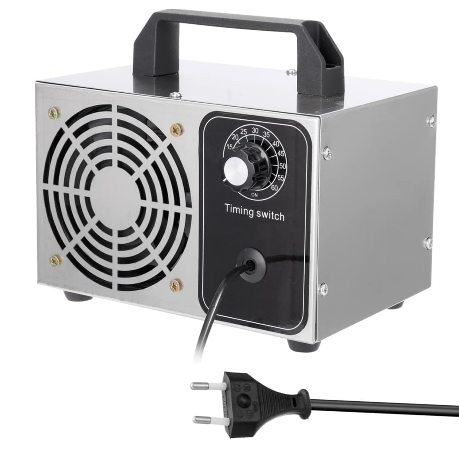 Generatore Di Ozono 32.000 Mg/h - Purificatore D'Aria Industriale Con Timer, Per Ambienti Fino A 300 Mq - Rimuove Odori, Fumo, Animali