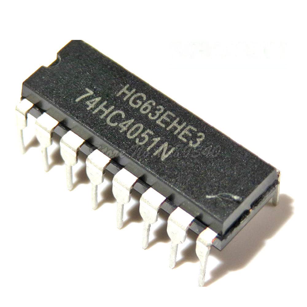 50pcs 74HC4051N 74HC4051 SN74HC4051N DIP-16 Multiplexer Switch ICS 8-Channel MUX/DEMUX