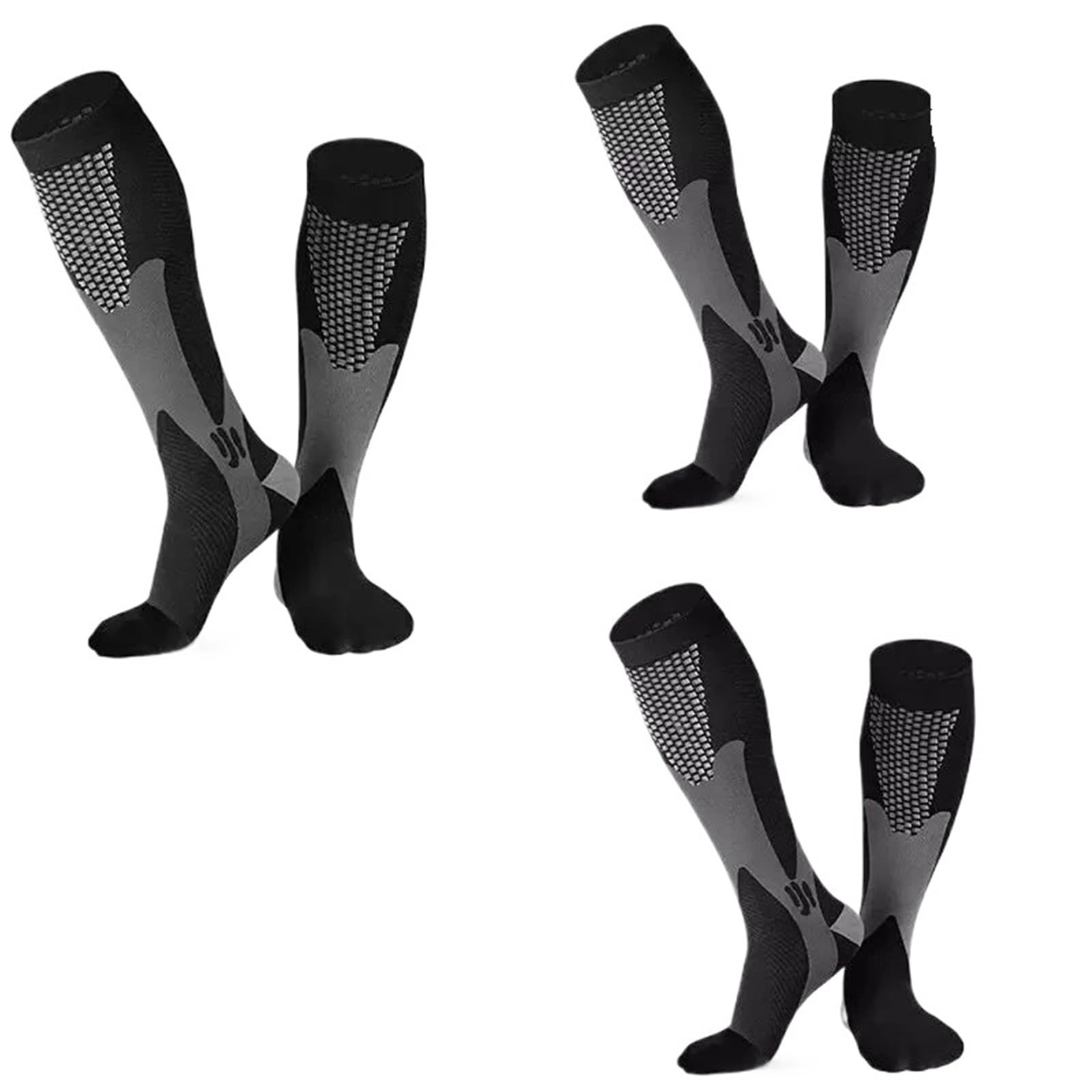 Medias De Compresion Calcetines De Compresión Deportivos For Hombre, Calcetines For Venas Varicosas, Calcetines De Ciclismo, Calcetines De Compresión For Correr, Enfermeras, Exteriores, Naturales, Sen