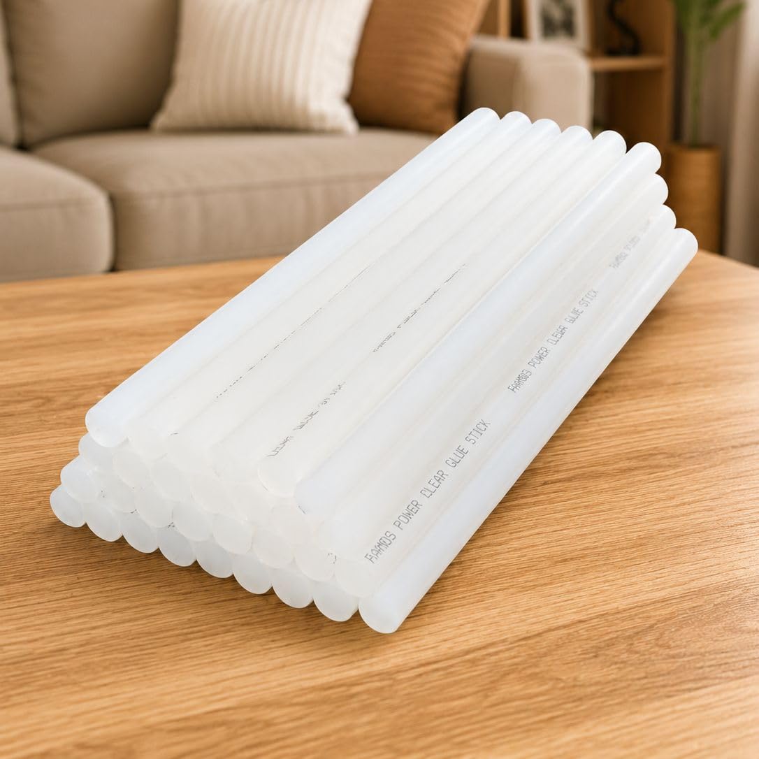 10mm 10 PCS Transparent Hot Melt Glue Sticks for Glue Gun | Strong Adhesive | DIY Craft, Home Repair & Office Use-image-20