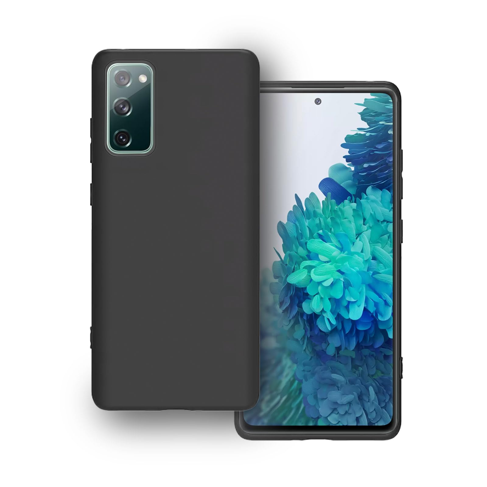 Plus Protection Matte Finished Back Cover Case for Samsung Galaxy S20 FE / S20 FE 5G | Rubberized TPU | Slim Thin Soft Matte Flexible Matte Touch Shockproof - Matte Black (B0CBH9GXQH) Amazon Price History, Amazon Price Tracker
