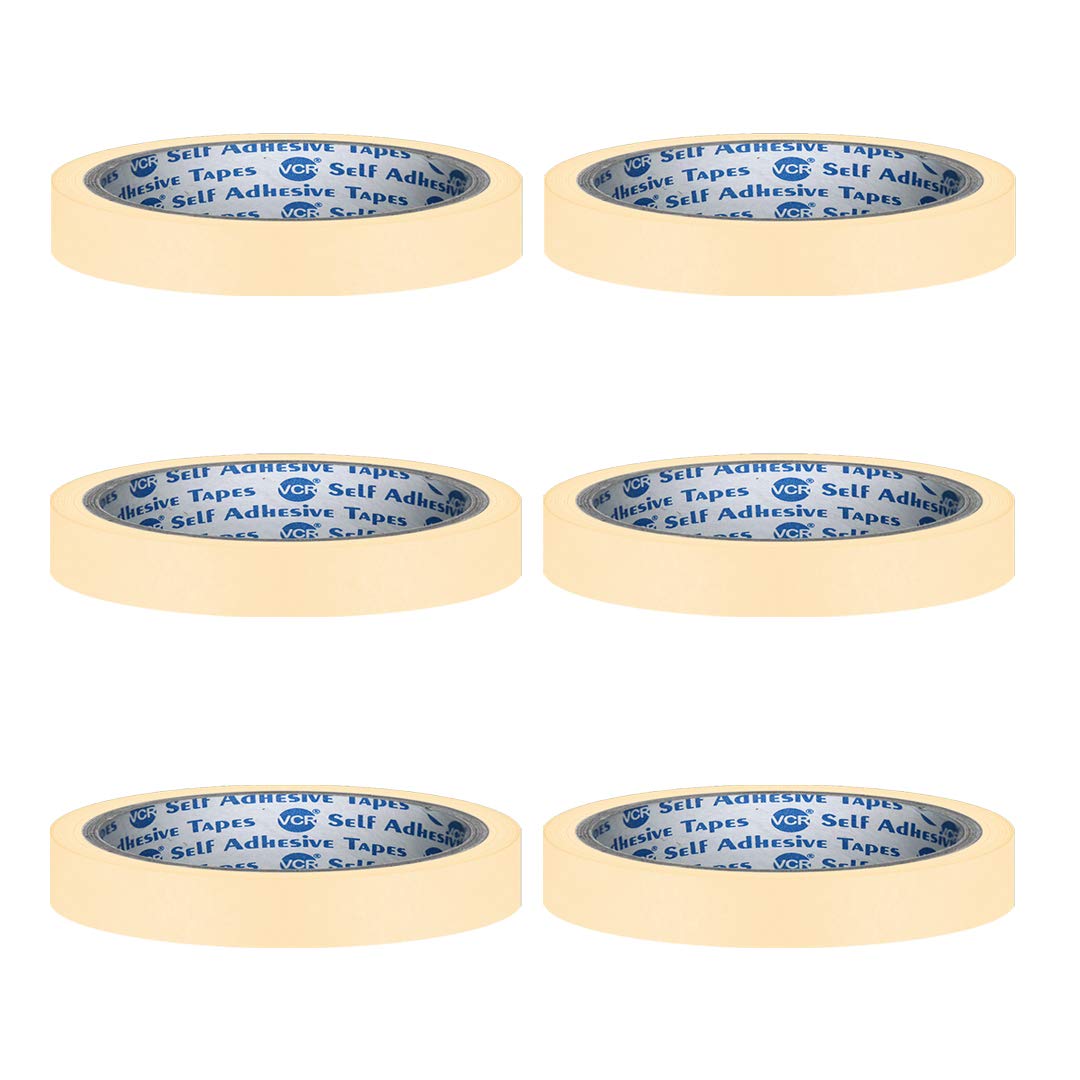 VCR Masking Tape - 20 Meters in Length 12mm / 0.5" Width - 24 Rolls Per Pack - Easy Tear Tape, Best for Carpenter, Labelling, Painting and leaves no residue after a peel. (B07RWW71YF) Amazon Price History, Amazon Price Tracker