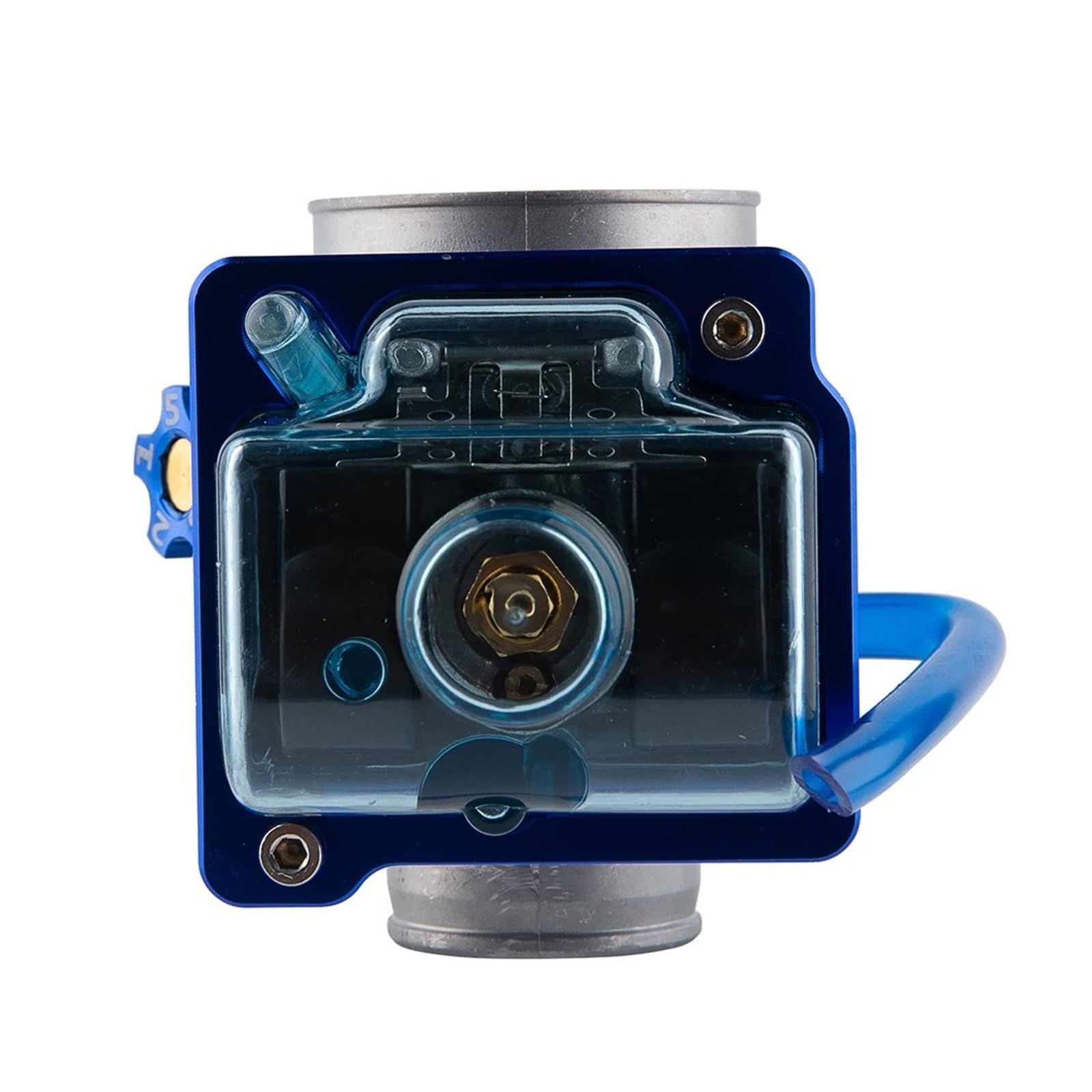 Gaźnik silnika Pasuje do KOSO OKO PWK 24 26 28 30 32 34mm niebieska miska 2T 4T skuter ATV motor terenowy uniwersalny gaźnik wyścigowy(24MM)