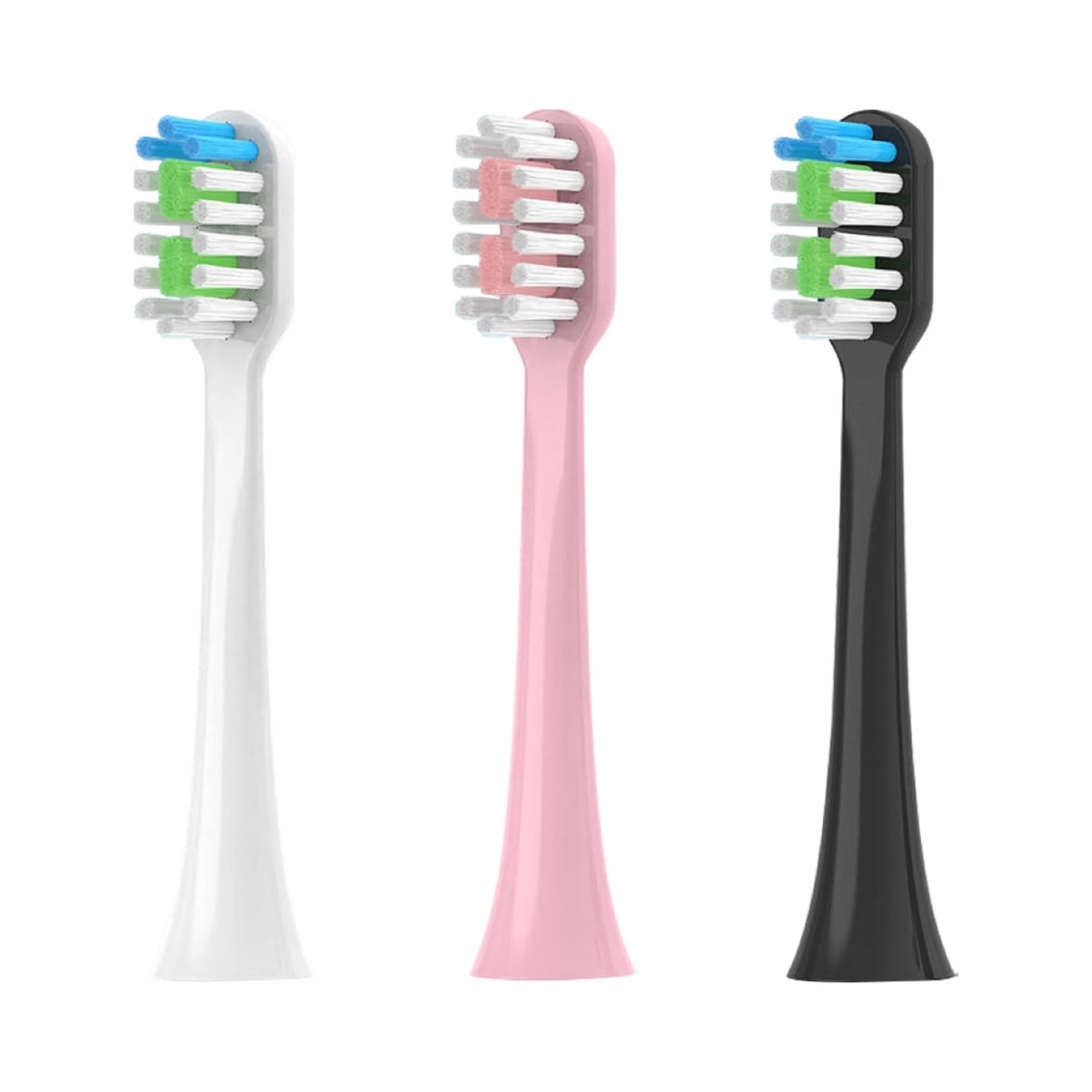 ,Cabezal de cepillo de dientes eléctrico,S100 S200 S700 S820 S910, | Limpia mientras masajea y calma las encías, puntas redondeadas que no lastiman las encías, alcanza suavemente(16pcs BLACK)