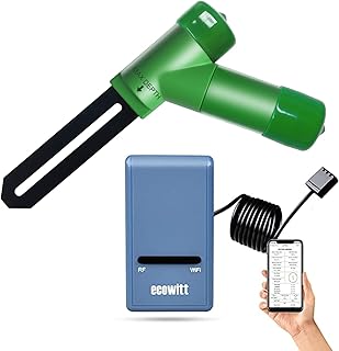 ECOWITT Wi-Fi Weather Station Gateway with Wireless Weather Soil Moisture Sensor Meter, Plant Water Monitor, Soil Hygrometer Sensor for Gardening, Farming, Indoor and Outdoor Plants…