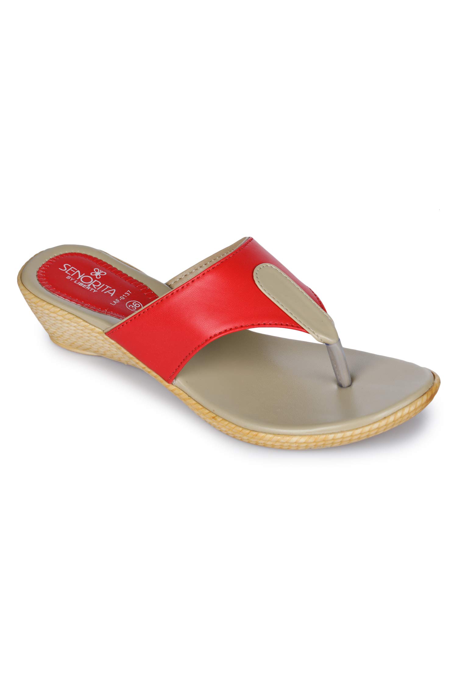 Liberty Women Laf-0137 Red Comfort Slippers -5 UK(38 EU) (B01H34Y2T0) Amazon Price History, Amazon Price Tracker