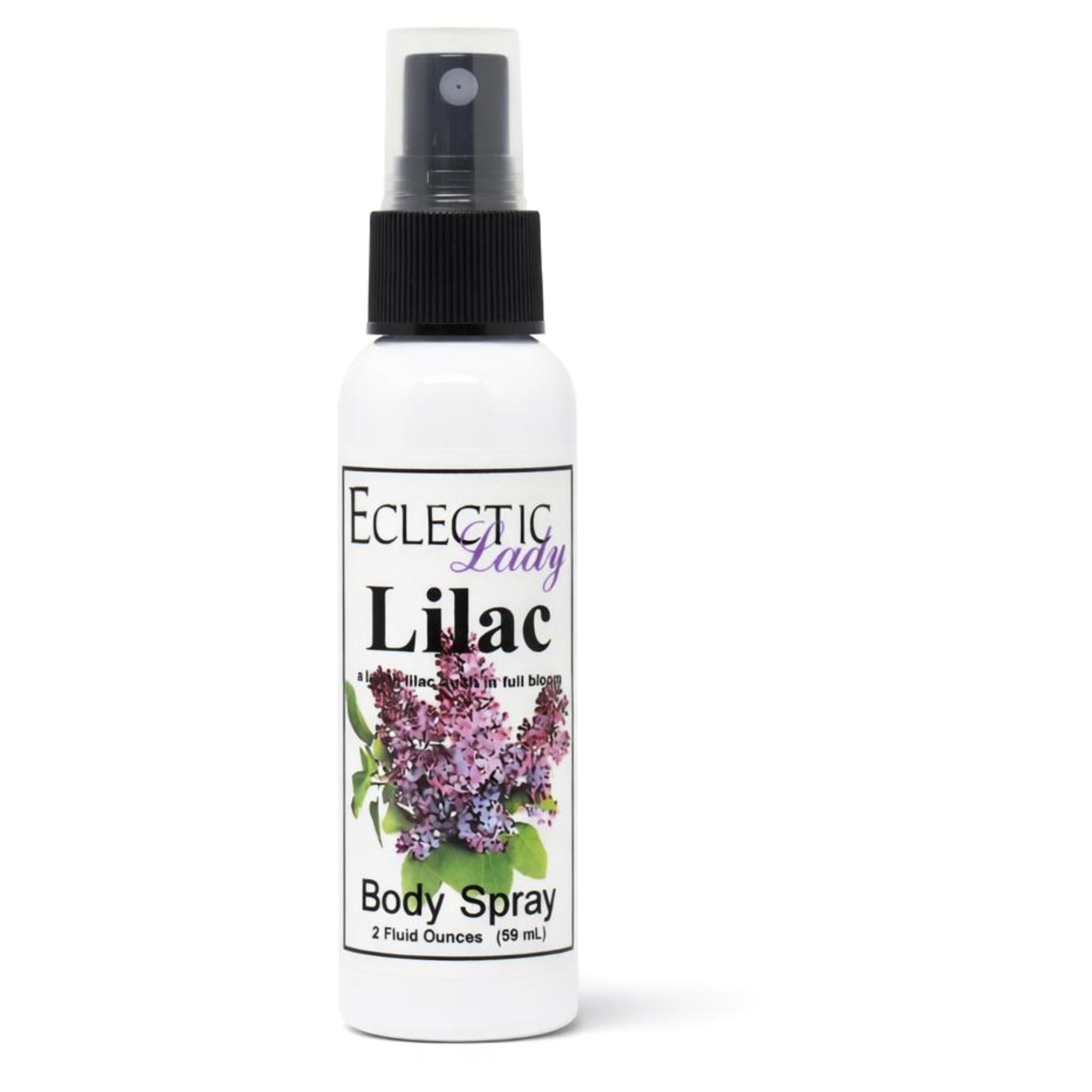 Eclectic Lady Lilac Body Spray, 2 ounces, Body Mist