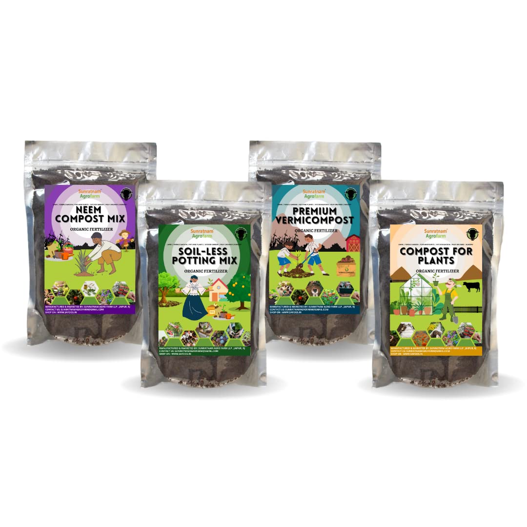 Sunratnam Agro Farm Organic Manure Combo 4kg Compost