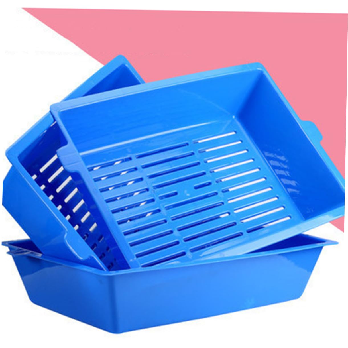 Drei in Eins Katzentoilette aus Pp 3-lagig Spill Proof Design Pott Training für Haustierkatzen