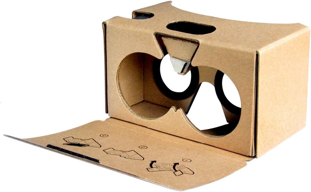 Google Cardboard V2 DIY Kit by Anikluks ,Virtual Reality 3D Vr Glasses,Compatible with 3.5-6.0 Inch Apple and Android Smartphones, Easy Setup with Headband