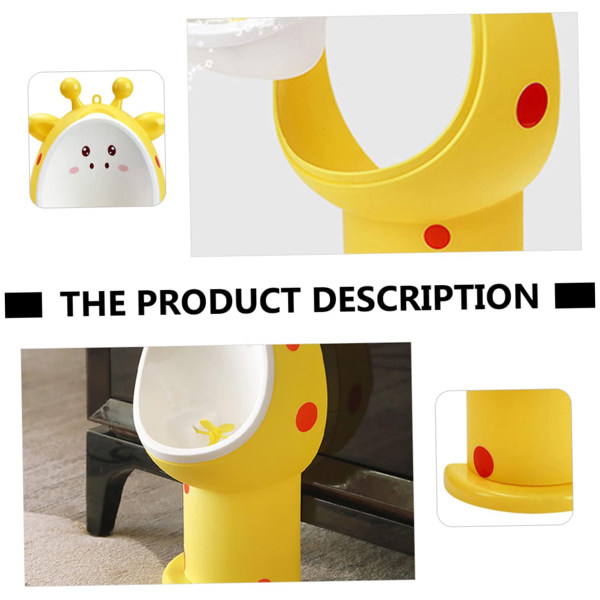 Orinal de Entrenamiento para Niños de Pie, Amarillo Pp