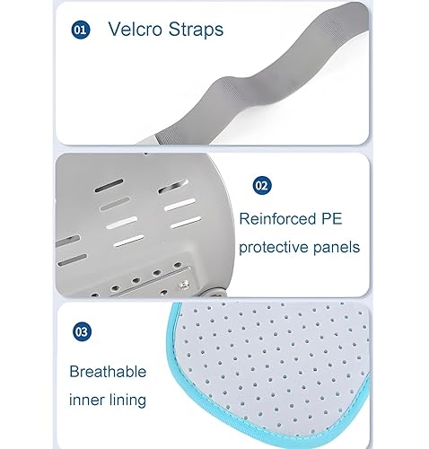Miniatura 4 de Equipo de rehabilitación de rodilla de flexor de cadera, tirantes fijos para fracturas de piernas, apoyos ajustables para ortesis de cadera,