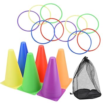 Amazon.co.jp: ttas/h 輪投げゲームセット コーン&リング