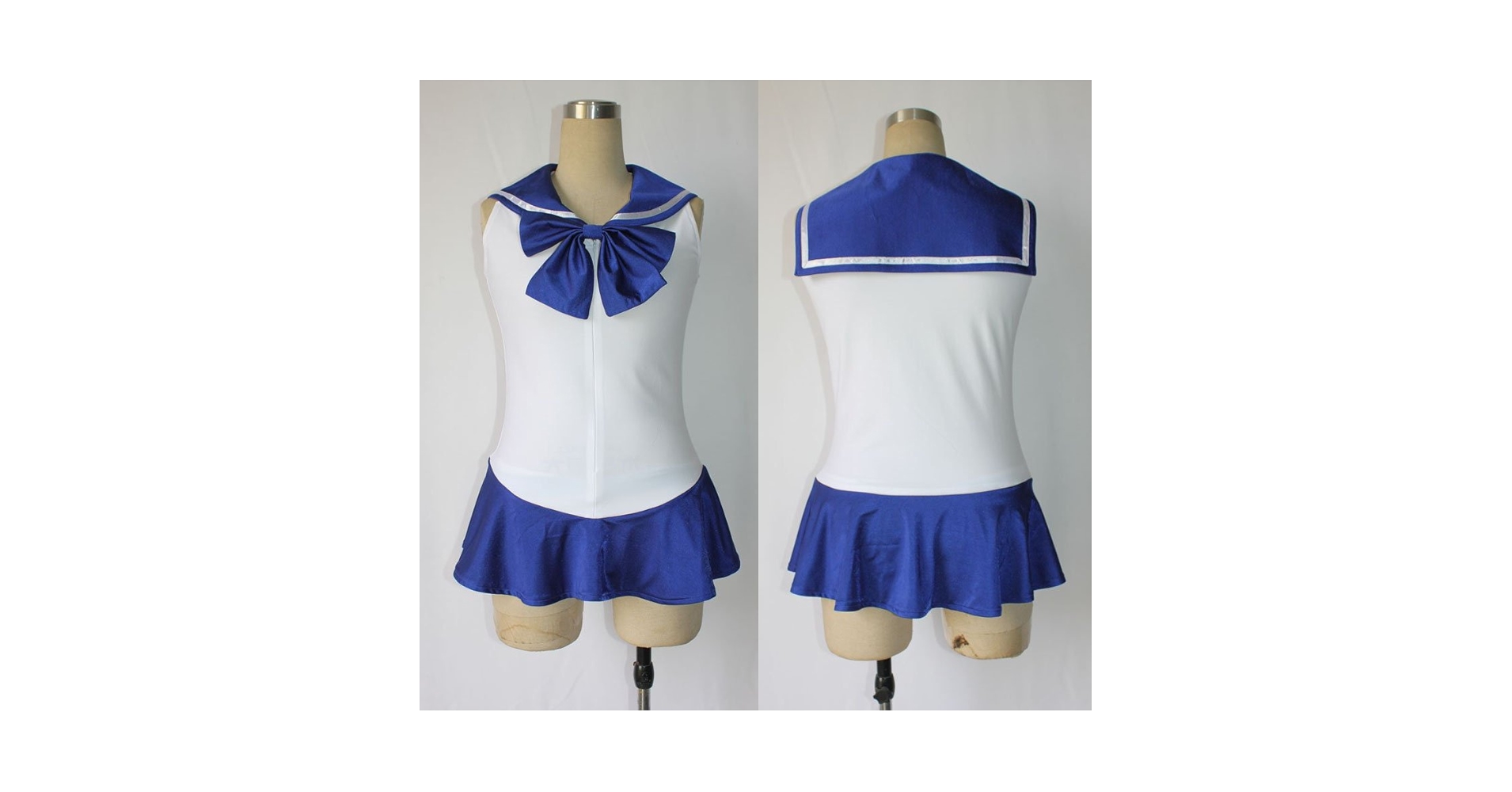 Amazon.co.jp: cos1028体操服 セーラーレオタード（しまぱん風