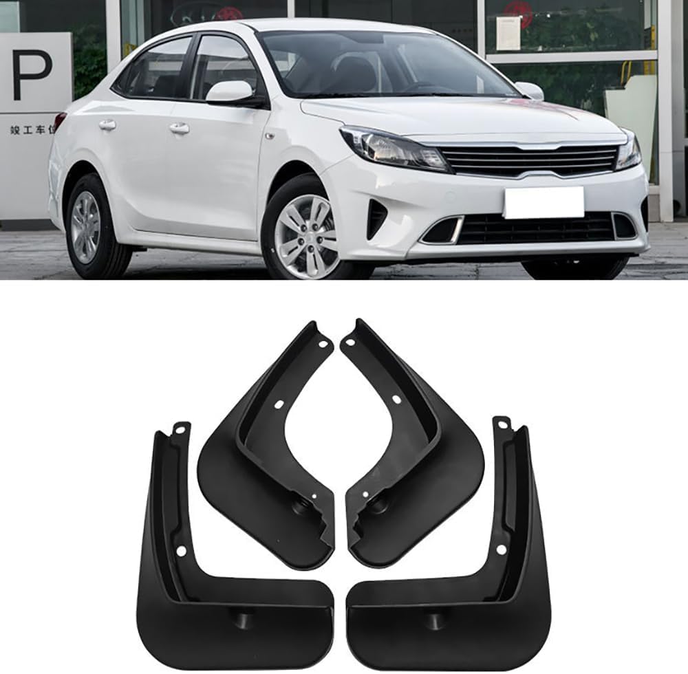 RESKIU 4PCS Mud Flaps for Kia Forte 2018-2021, Splashproof No Drill Easy Install Front Rear Wheel Protection Fender Mudflaps All-Weather Splash Guards