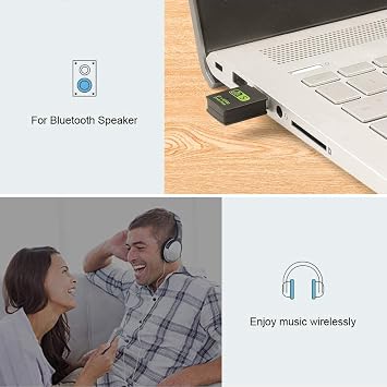 HAL WiFi Bluetooth USB Adapter for PC, Wireless Dongle 600mbps Dual Band 2.4G/5.8G USB Bluetooth Adapter Network Card WIFI Receiver for Laptop Desktop Win10/8/8.1/7