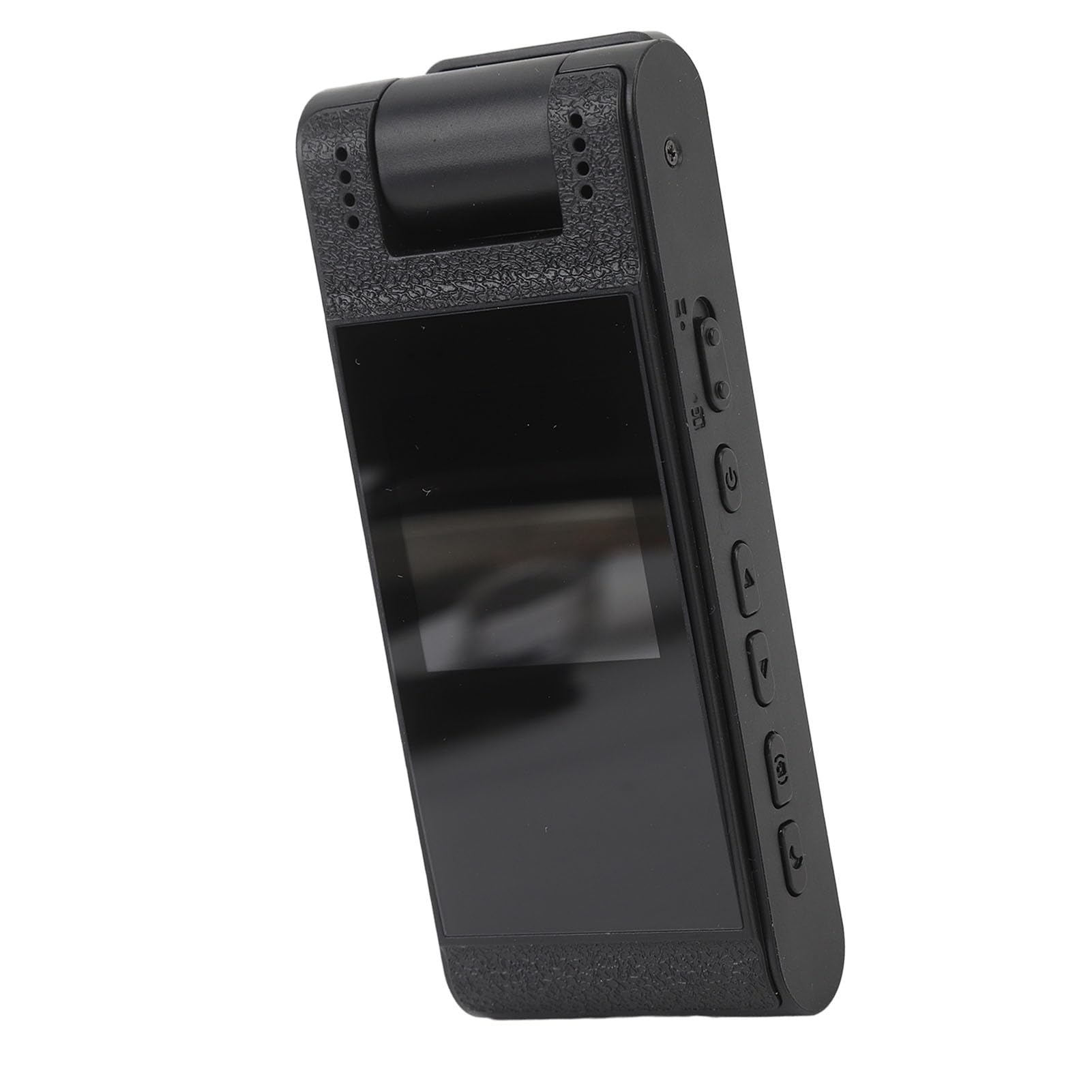 Jectse Videocamera per Corpo 4K, Fotocamera Indossata Dal Corpo di Polizia con Obiettivo Ruotabile a 180°, Visione Notturna, Videocamera Indossabile con Clip Posteriore Magnetica con