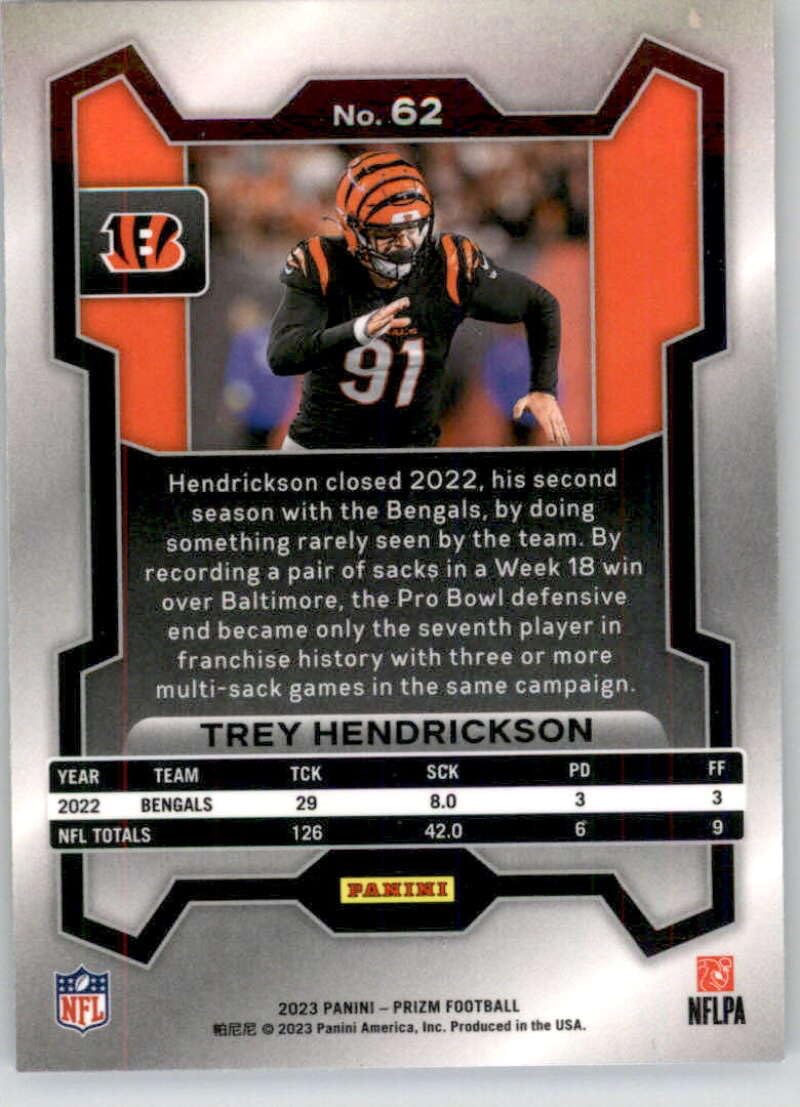 Amazon.com: 2023 Panini Prizm Football #62 Trey Hendrickson