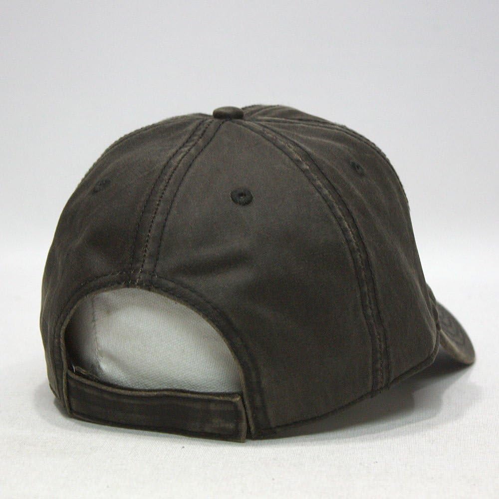 The Vintage Year Heavy Washed Wax Coated Adjustable Low Profile Men Women Baseball Cap - Image 5