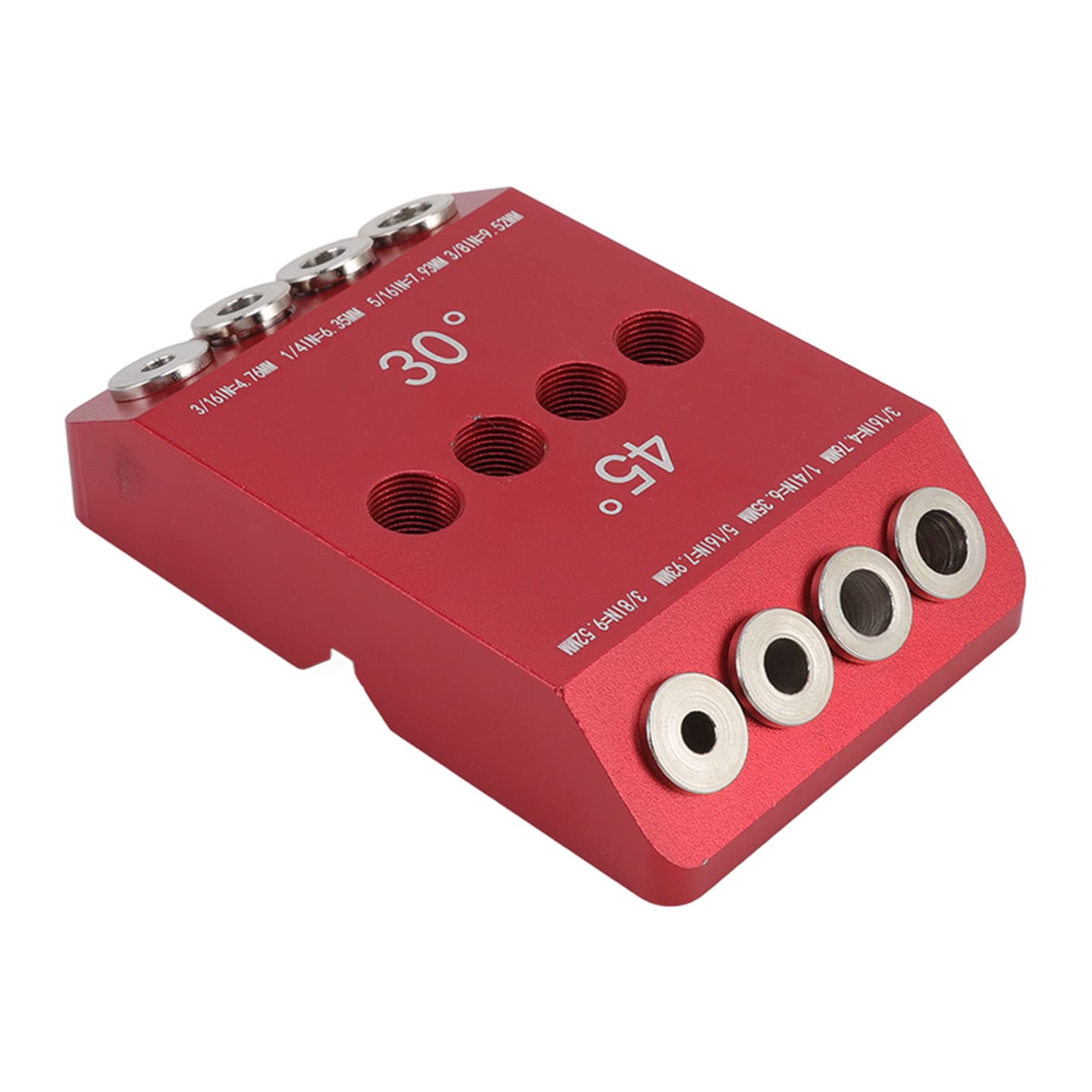 Plantilla Taladro Angulo 30 45 90 Grados Grosor Variable Ajuste Preciso Montaje Barandillas Facil Uso Diseño Ergonomico Ideal para DIY Profesional Amateur