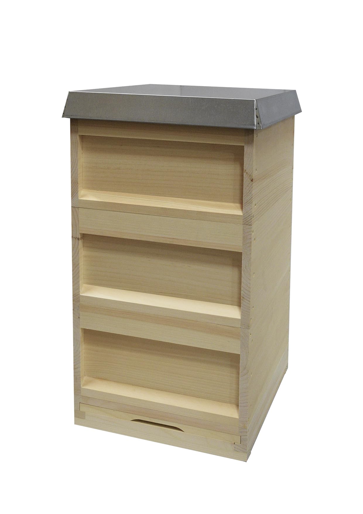 Komplette Zander Bienenbeute nach Dr. Liebig – Holzbeute mit 30 Rähmchen | Imkereibedarf Beehive Set für Imker