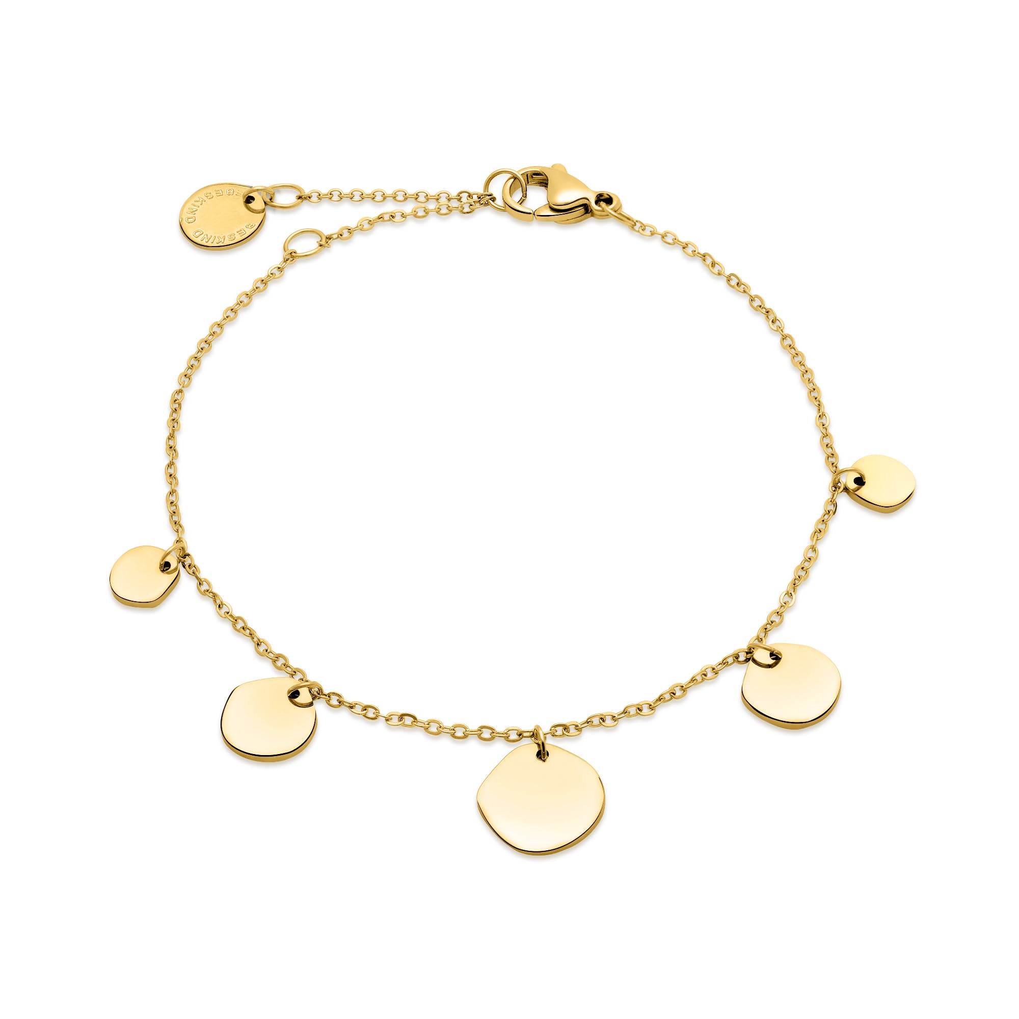 Liebeskind Berlin LJ-1659-B-21 Bracelet Stainless Steel in IP Gold, 21 cm, Stainless Steel, No Gemstone