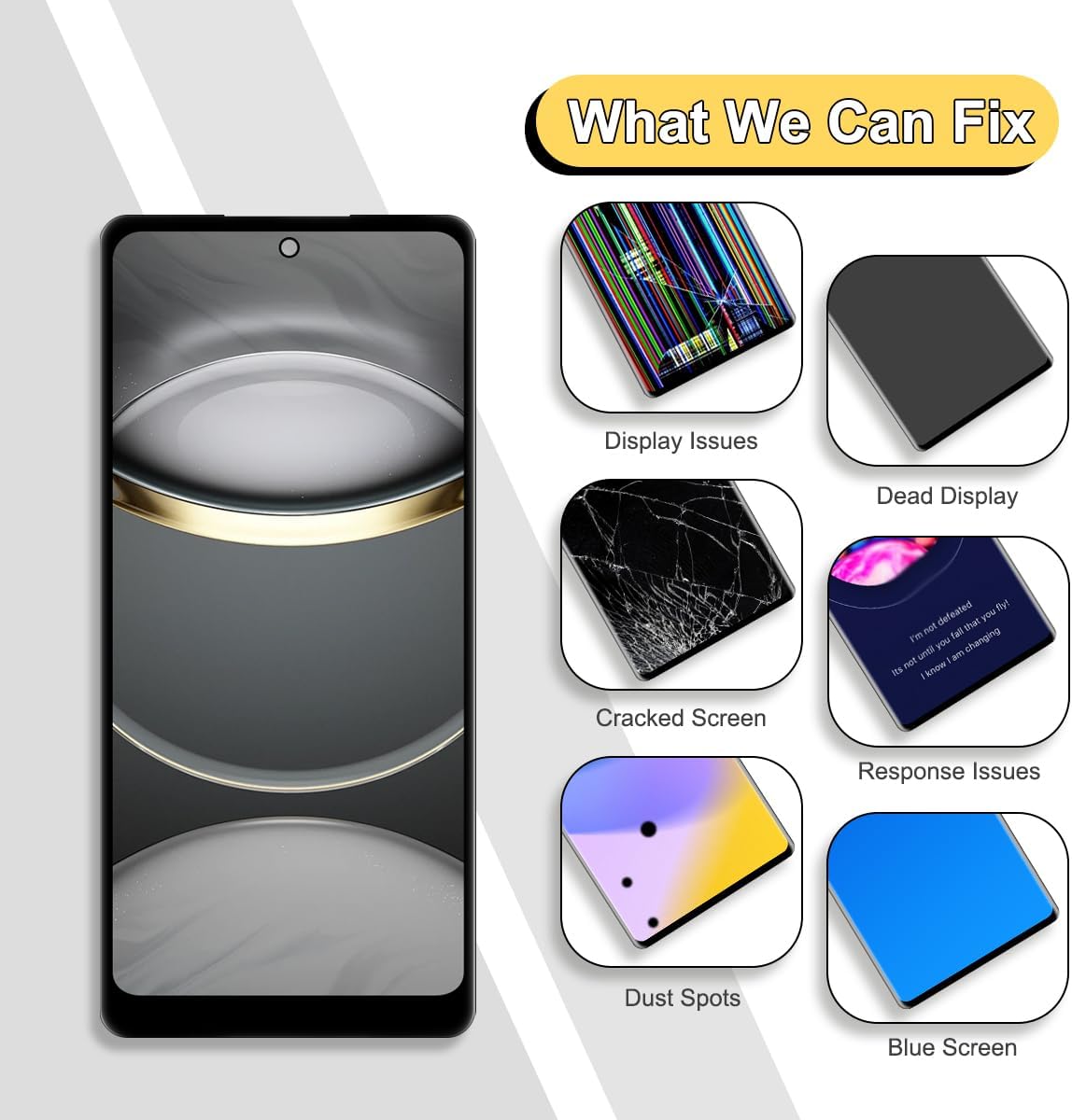 LCD for Samsung Galaxy S20 FE 5G Screen Replacement for Galaxy S20 FE SM-G781 G781B G781U G781F/DS G781W LCD Display Digitizer Assembly Touch Screen 6.5 inch (Black with Frame)