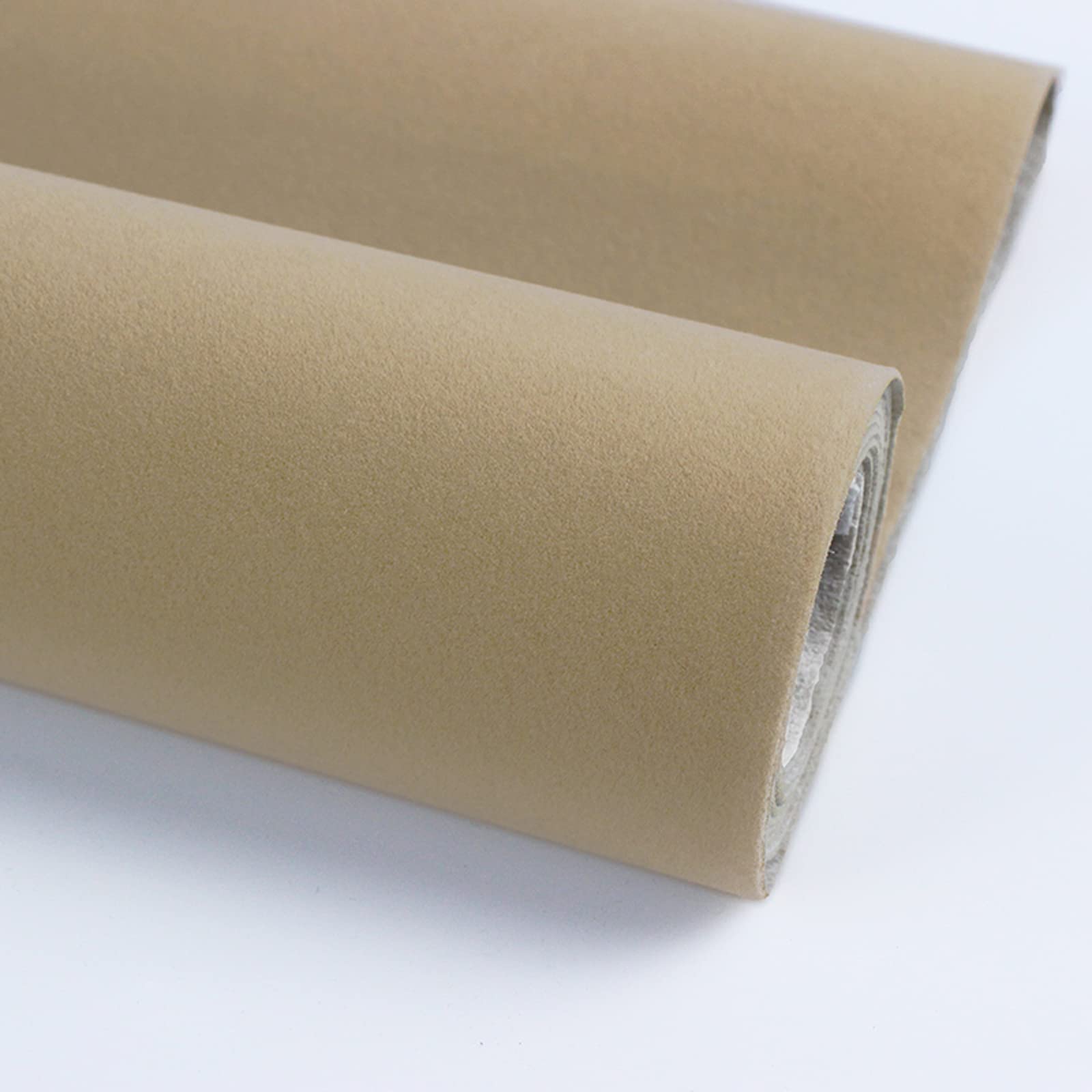 Self Adhesive Felt Fabric Selbstklebender Filzstoff, 1,5 m, Mehrfarbig, Verschiedene Größen, for Bastelarbeiten und Dekoration(Apricot,1.5 * 15m)