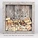 Lawrence Frames Birch 10x10 Weathered Shadow Box Wine Cork Holder