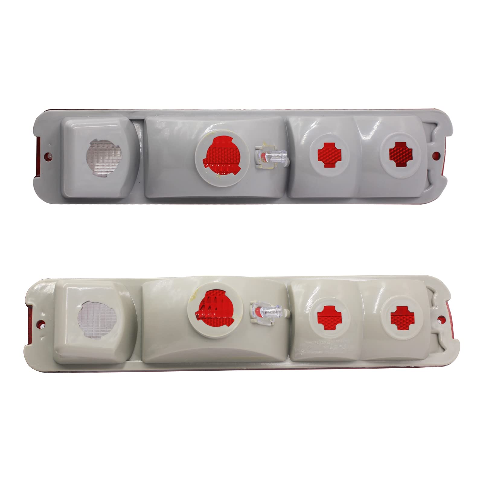LOSTAR Pair(2) Rear Left & Right Tail Light Set Red For 1979-1987 Chevrolet El Camino Malibu GMC Caballero 12585