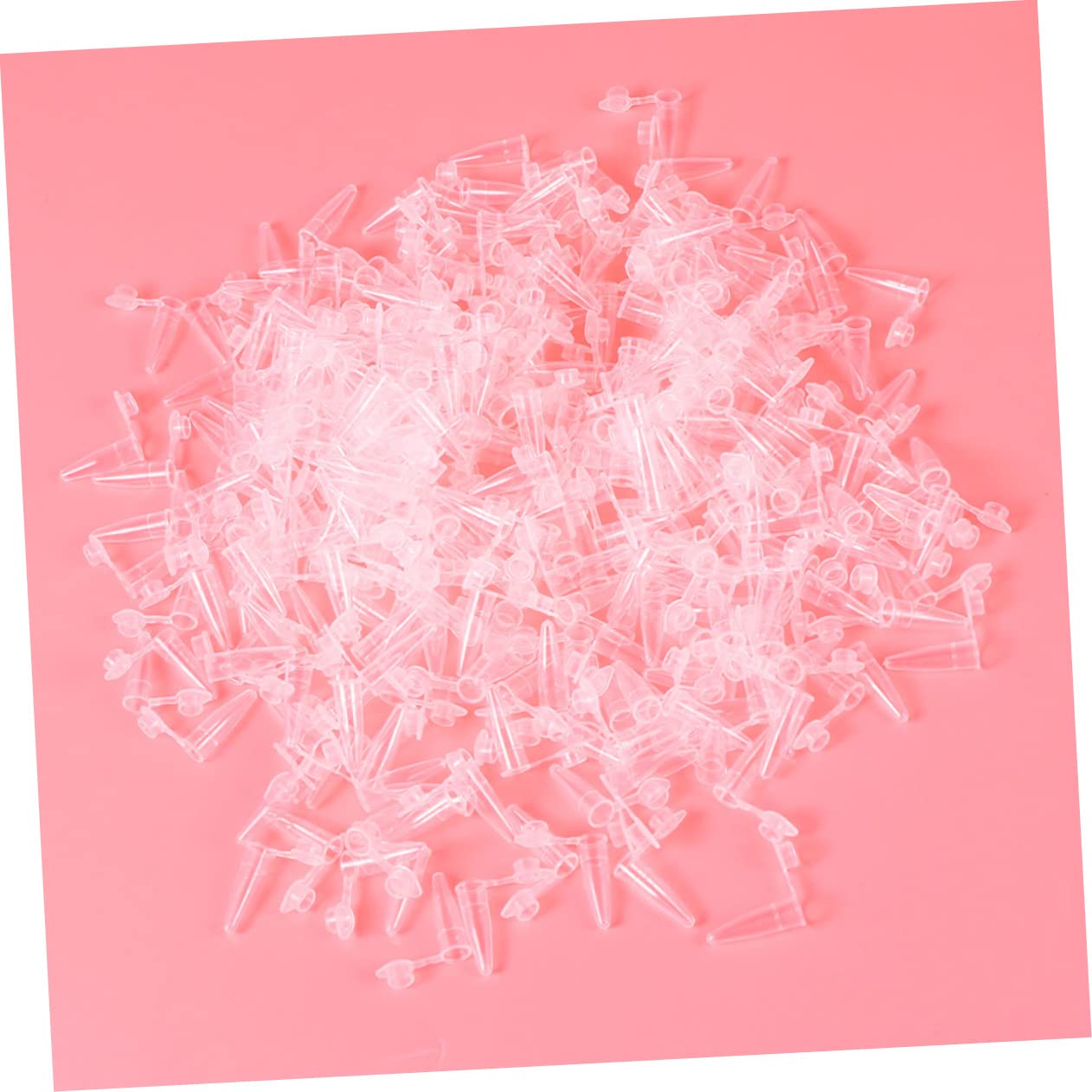 2000pcs Dropper and Graduated Microcentrifuge Tube Pipette for Lab Use for Sample Storage and Transfer Transparent Design Frosted Labeling