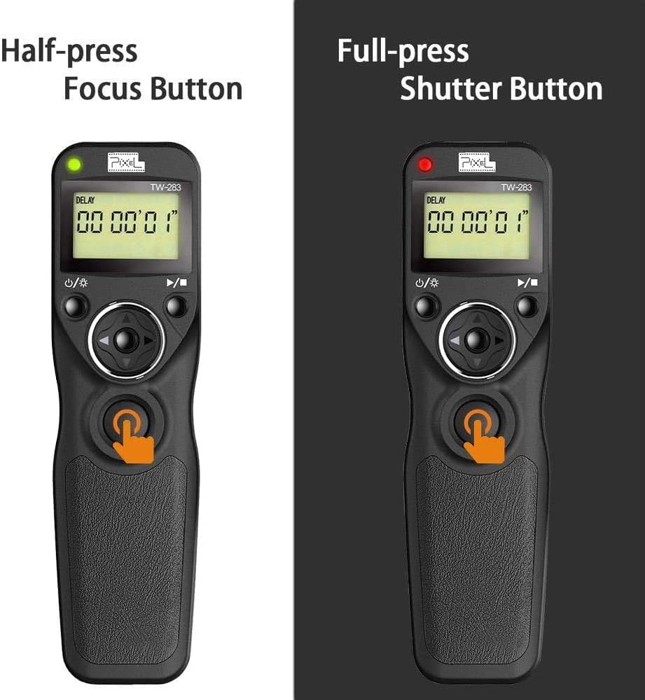 Pixel Timer Shutter Release Remote Control TW283-S2 Remote Release for Sony A58 A7 A7II A7R A7RII A7S A3000 A5000 A5100 A6500 RX100II HX300 HX400V HX50V HX90V RX100MIII