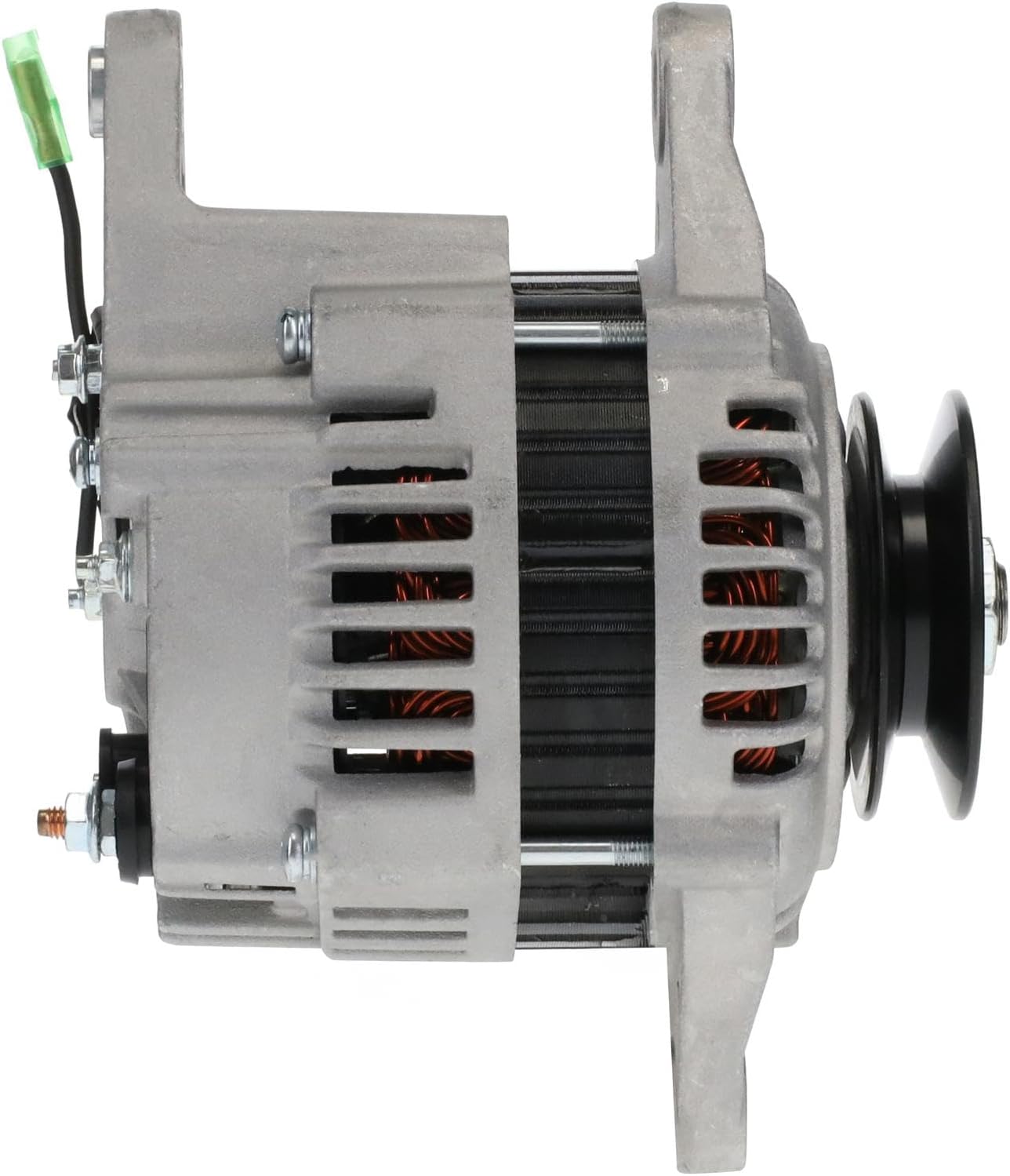 OEG Parts New Alternator Compatible With Yanmar Marine Engines 2YM15 2cyl, 3JH3E 3JH4E 3YM20 3YM30 3cyl, 4JH3-CE 4JH3-TCE 4JH3E 4cyl LR160-741, 128271-77200, AHI0151, 40044045R