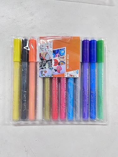 Miniatura 8 de Juego de bolígrafos 3D de 12 colores para arte de uñas, punta de uñas de Kalolary con graffiti, bolígrafo de punteado de dibujo, pintura y pincel