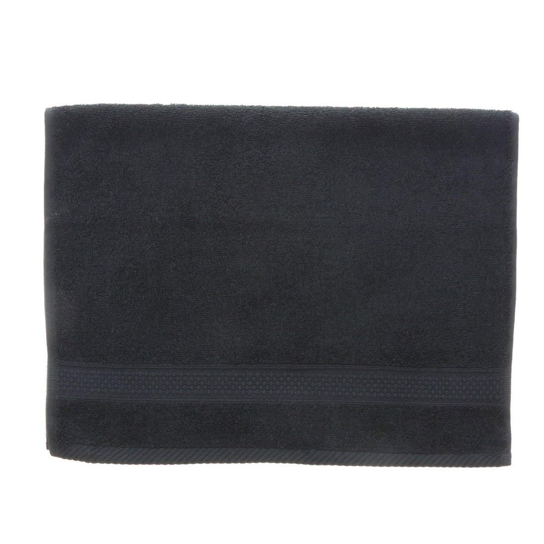 aztex Keep Fit and Active Sports Gym Towel, 40cm x 60cm, Essential Workout and Training Accessory - Black