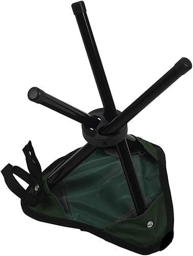 Miniatura 7 de MACIMO Taburete de trípode plegable para exteriores, portátil, para campamento, silla de pesca ligera