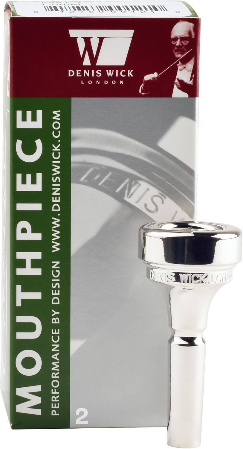 Denis Wick Classic Cornet Mouthpiece Silver Plated, 5881-4 - Open Backbore for balanced Tone, Responsiveness and Comfort, Cornet Accessories for Orchestral & Solo Players, 16.5×5.08×4.6mm