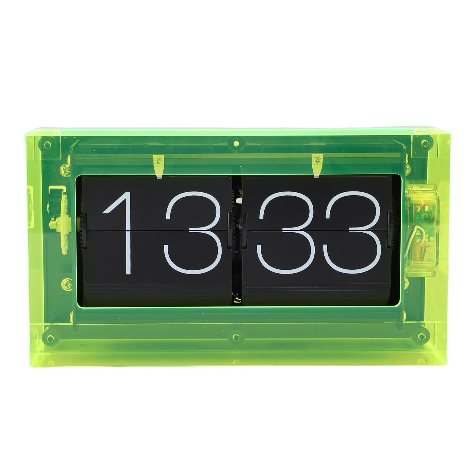 CHICIRIS Orologio a Ribaltina Retro per Ufficio Domestico (Fluorescent
