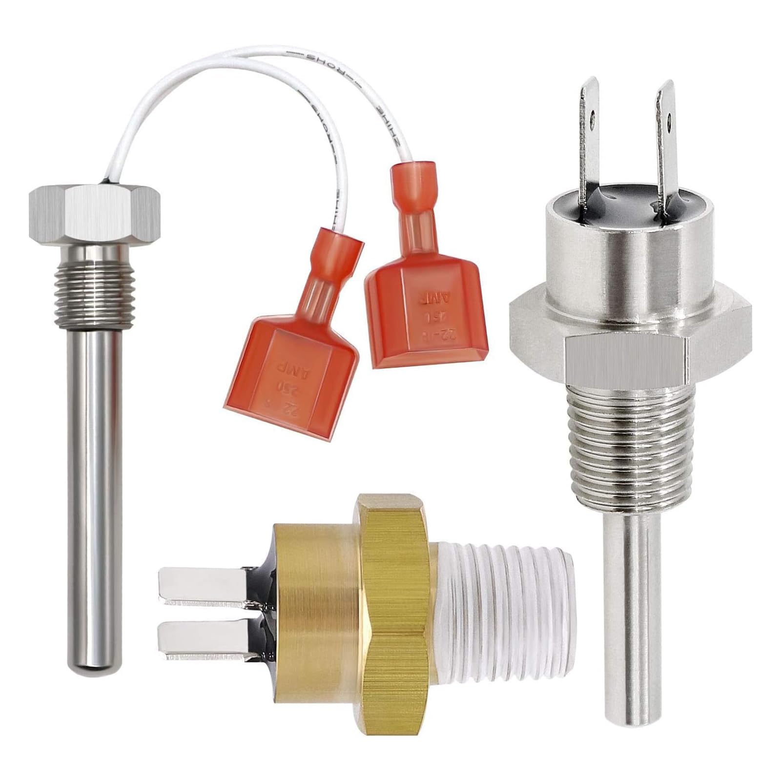 PANGBOER Professional Pool Heater Sensors Heating Systems Maintenance Part Pool Temperature Control Heater Thermistor for Repair Part