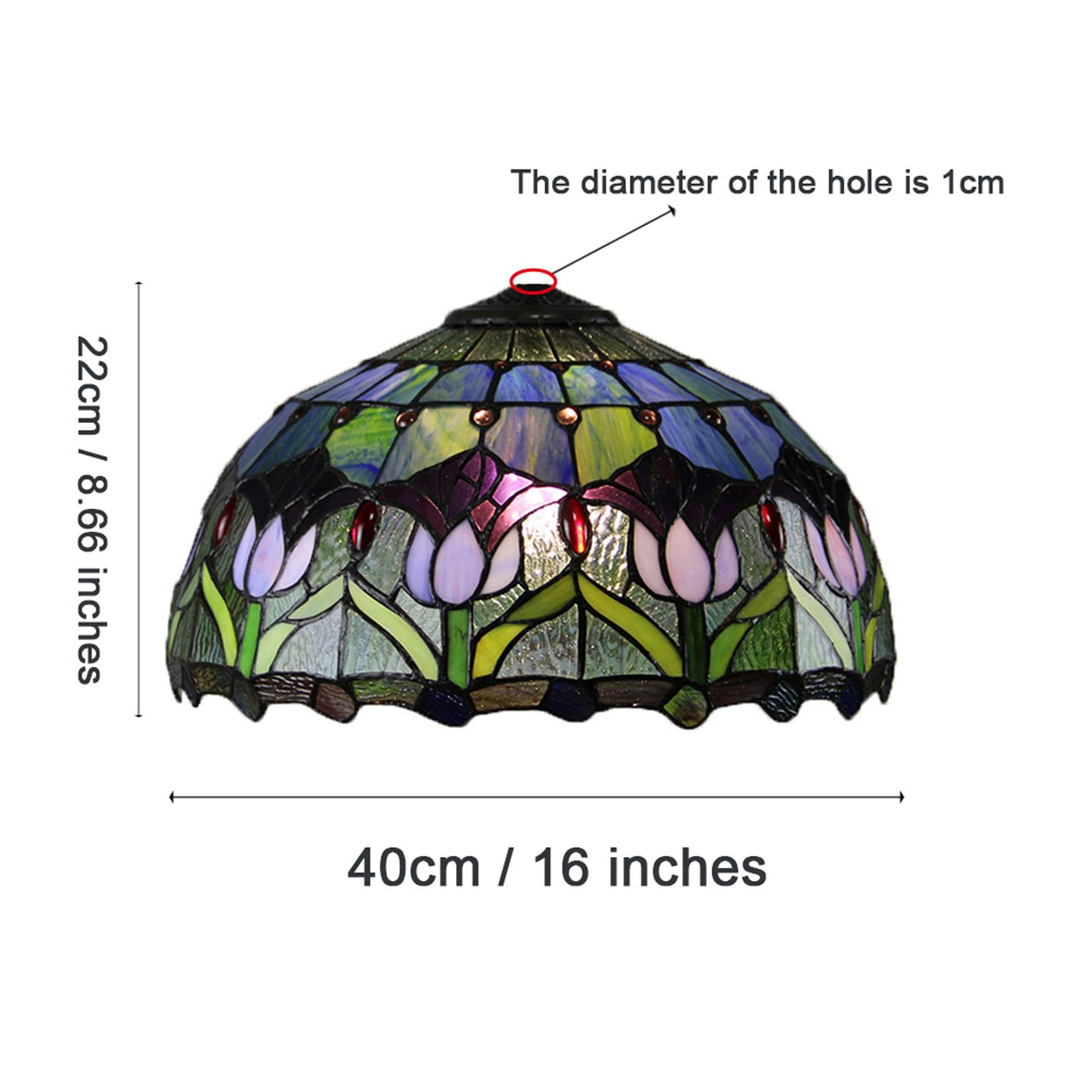Amazon.co.jp: 16インチチューリップランプシェード交換用