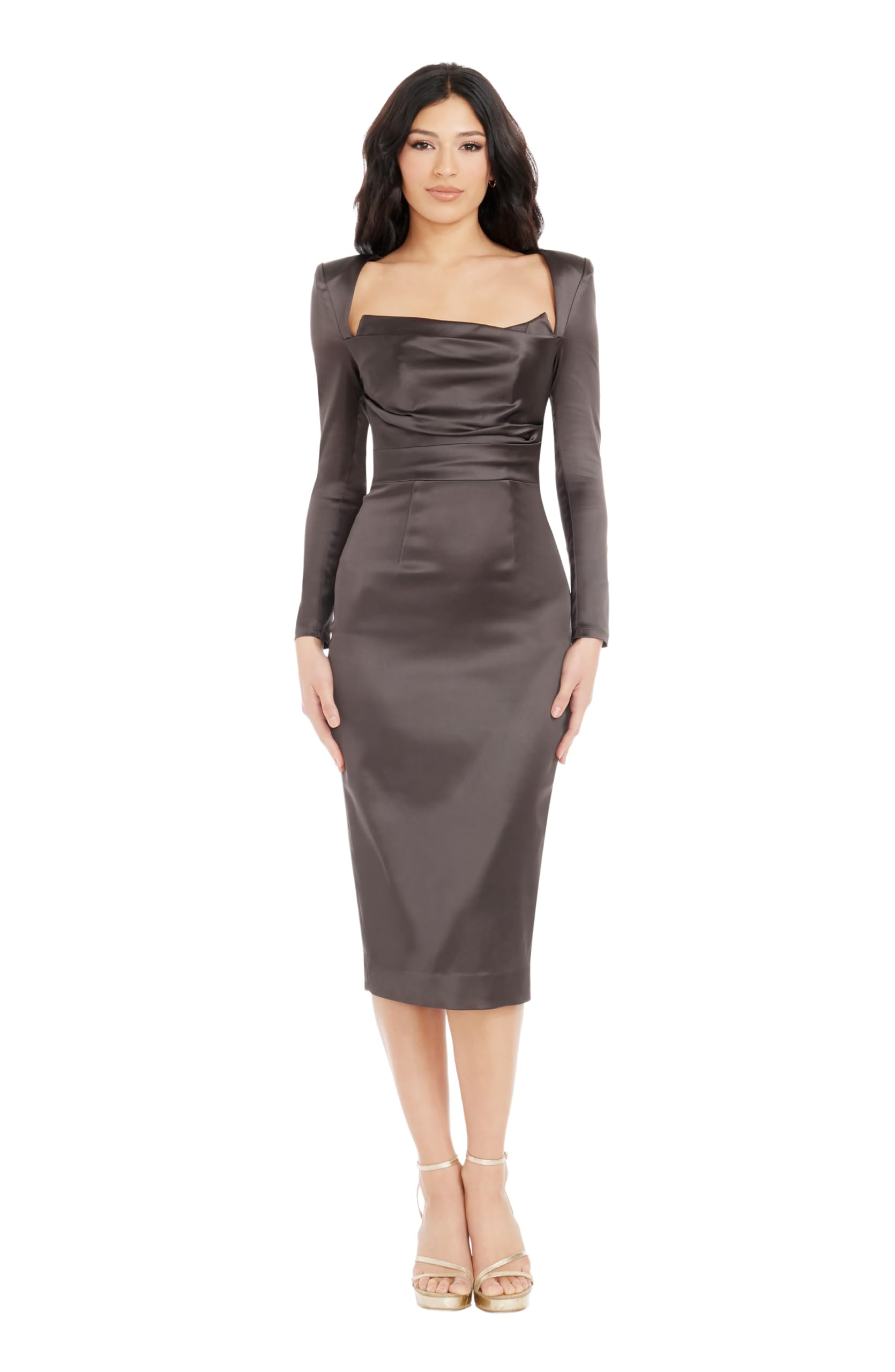 Dress The Population Women's Pamela Bodycon Midi Dress