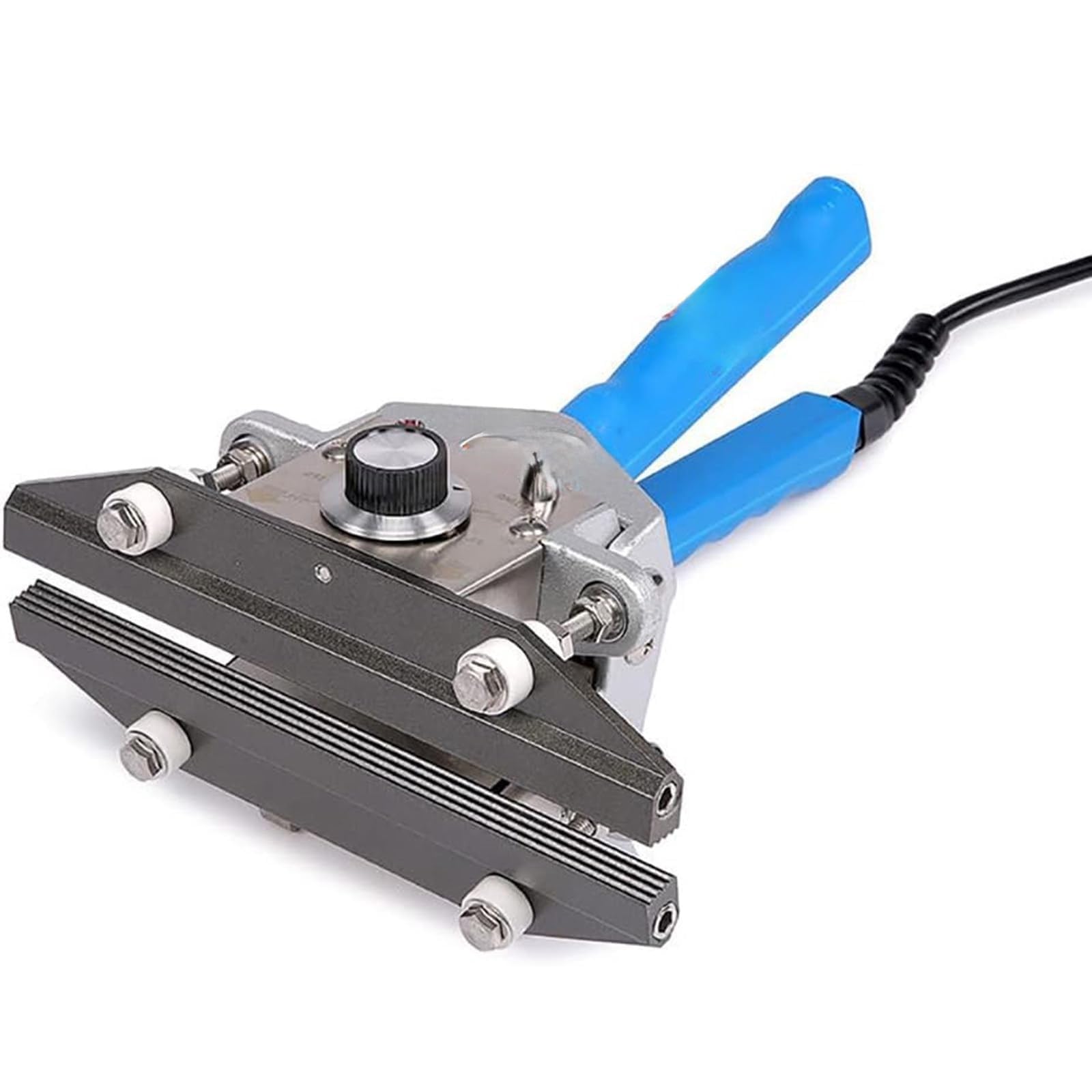 Máquina selladora térmica de mano, sellador de crimpado portátil para almacenamiento de alimentos, bolsas de plástico y aluminio, diseño compacto, ideal para el hogar y viajes, fácil de usar y