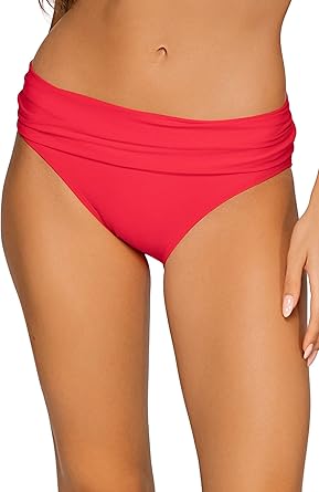 Sunsets Womens Banded Bikini Bottom
