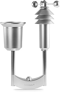 Homematic IP Smart Home Wettersensor – Plus, Zubehör für Smart Home mit App-Funktion, Wetterstation Funk steuert Verschiedene Funktionen, 152057A0