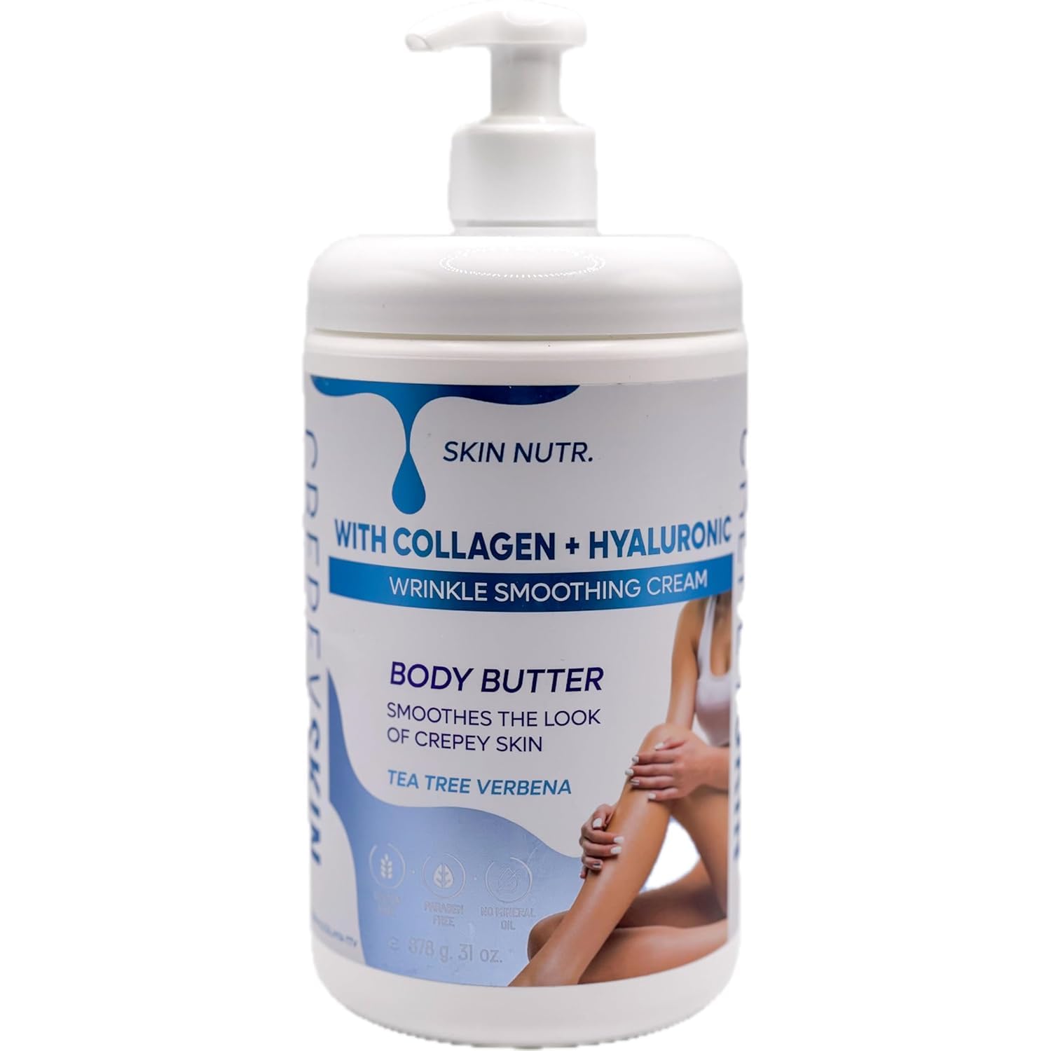 Collagen And Hyaluronic Body Butter Wrinkle Smoothing Cream 31 oz / 878g