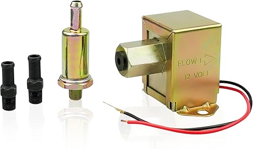 Para Generac Kohler Onan Gas Generator Bomba de Combustible para Generac, MD7781, 12 Voltios 4-7 PSI Flujo de hasta 25-35 GPH, Bomba de combustible