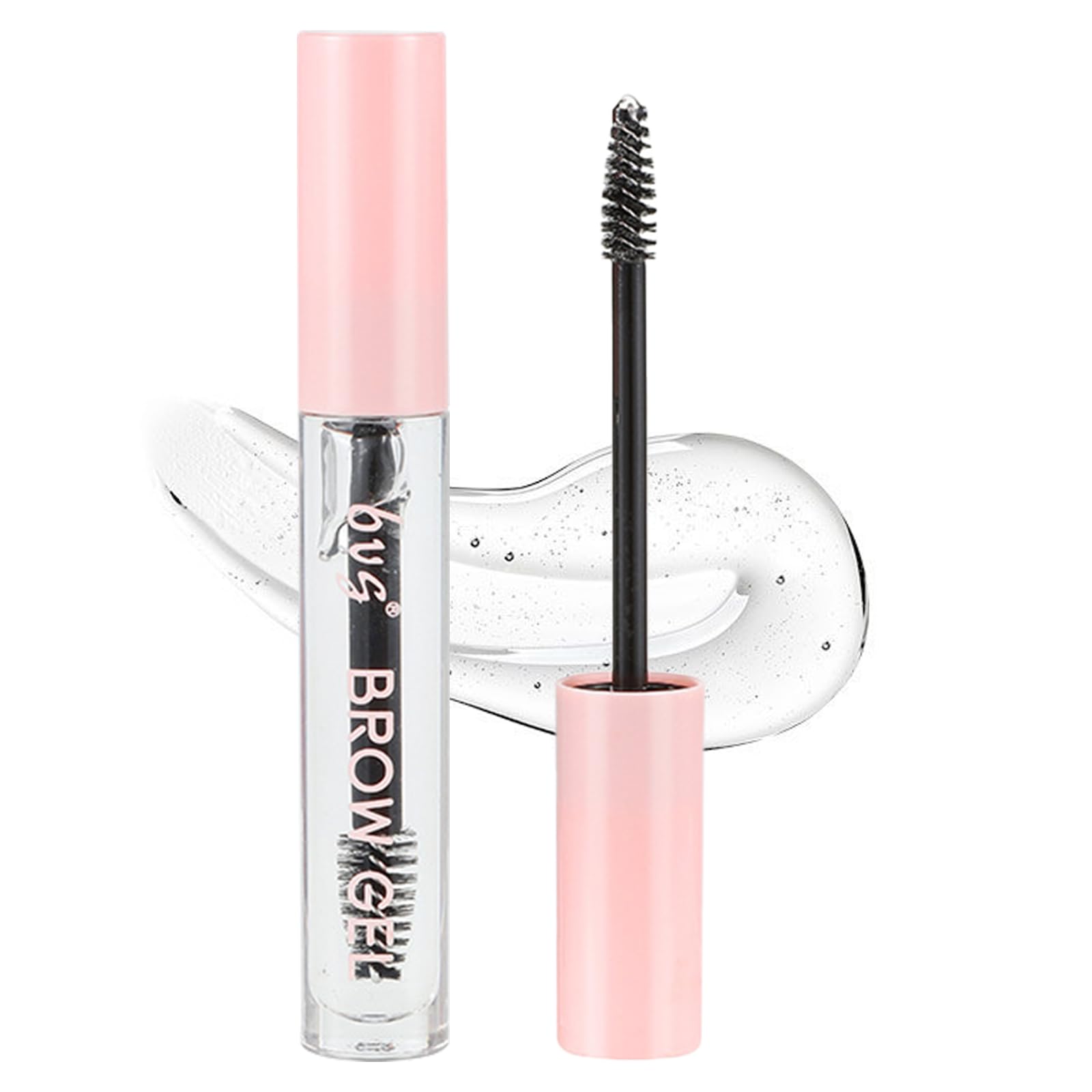 Long Lasting Waterproof Eyebrow Fix Gel - Clear Brow Gel & Mascara Set